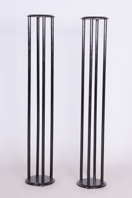 Art Deco Beech Pedestals by Hoffmann for Thonet, Austria, 1910s, Set of 2-WHY-1705590