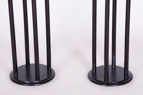 Art Deco Beech Pedestals by Hoffmann for Thonet, Austria, 1910s, Set of 2-WHY-1705590