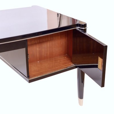 Art Deco Black Desk from De Coene Frères, Belgium, 1940s-BPJ-1820579