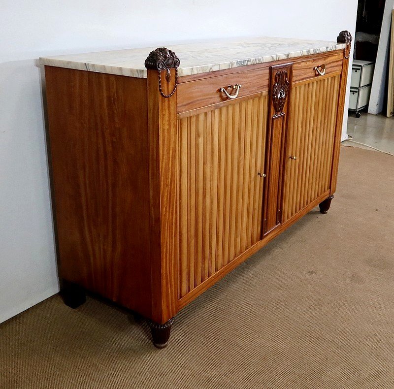 Art Deco Blond Mahogany Buffet from Ceylon, 1920s