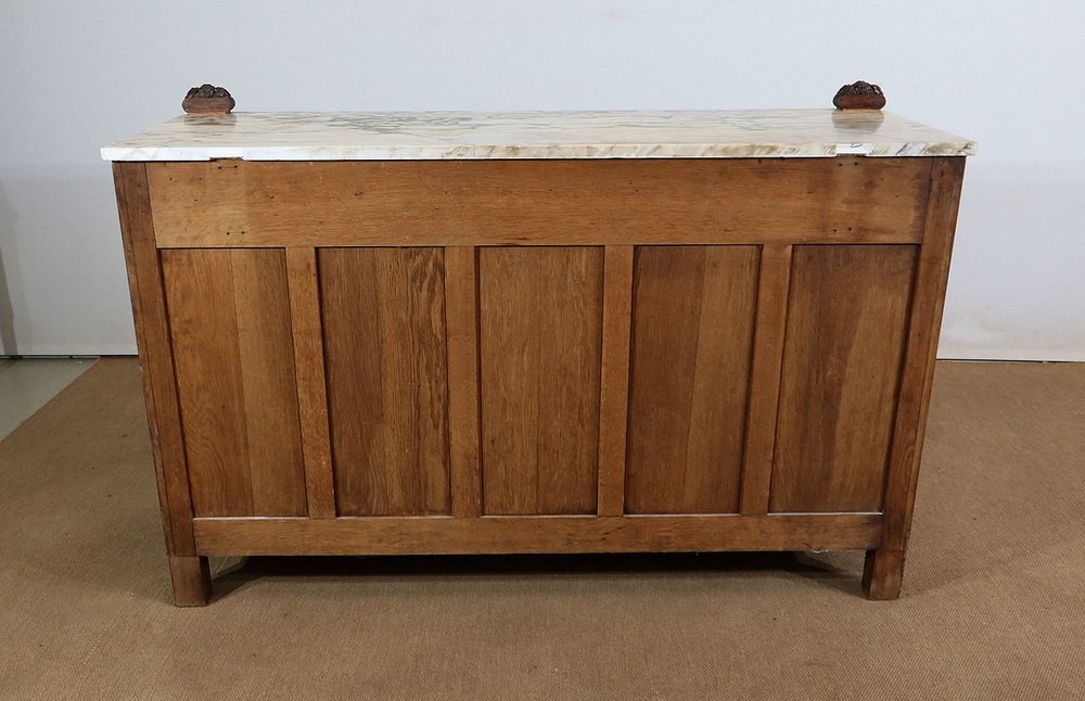 Art Deco Blond Mahogany Buffet from Ceylon, 1920s