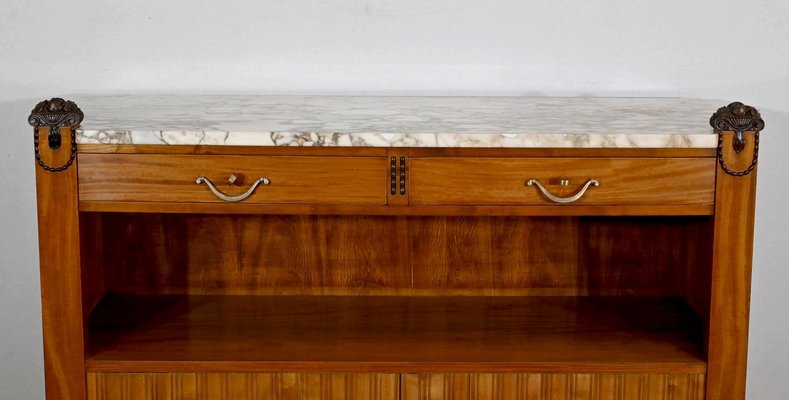 Art Deco Blonde Mahogany Buffet, 1920s-RVK-1407355