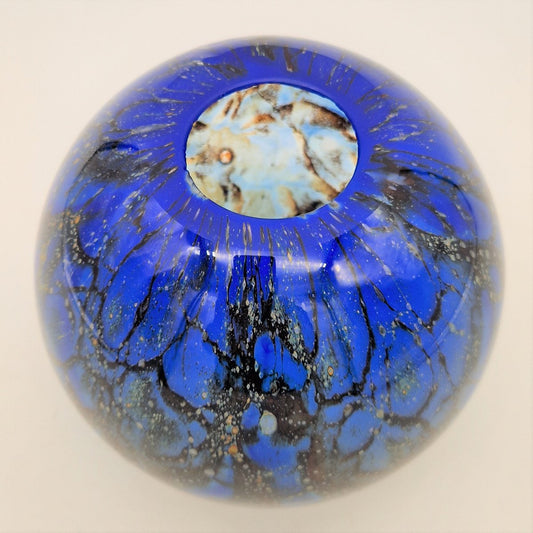 Art Deco Blue Ball Vase from WMF, 1930s