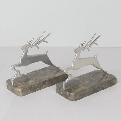 Art Deco Bookends, Set of 2-NE-1100398