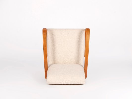 Art Deco Boucle Lounge Chair by Jindřich Halabala for UP Závody, 1930s-TW-1087145