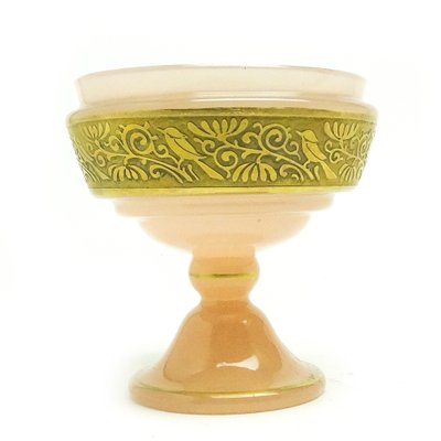 Art Deco Bowl from Moser, Czechoslovakia, 1930s-BKO-1453982