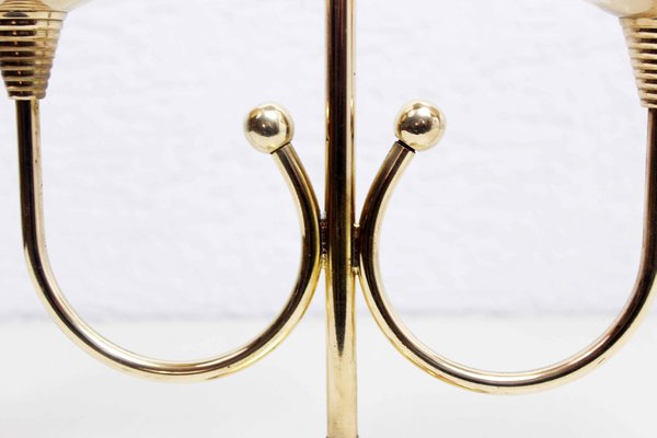 Art Deco Brass Candlestick-BQF-1095707