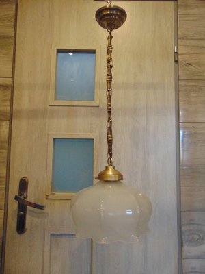 Art Deco Brass Ceiling Lamp-CAQ-1133127