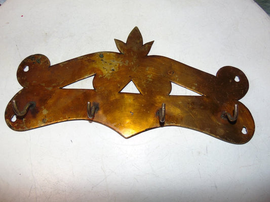 Art Deco Brass Coat Hanger