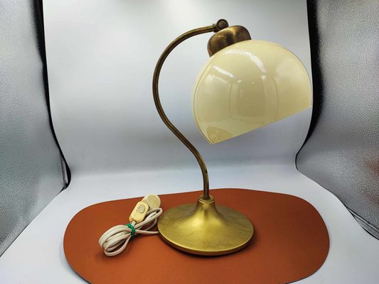 Art Deco Brass Desk Lamp, 1950s-CAQ-2021068