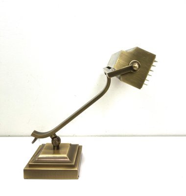 Art Deco Brass Desk Lamp, 1950s-WZZ-1453596