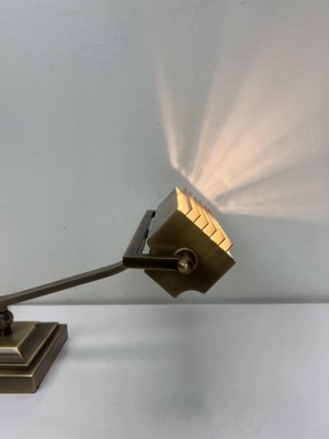 Art Deco Brass Desk Lamp, 1950s-WZZ-1453596