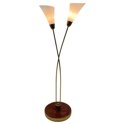 Art Deco Brass Floor Lamp, 1930s-TZ-1353345