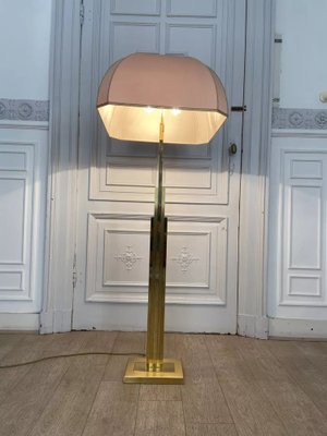 Art Deco Brass Floor Lamp-JG-1761011