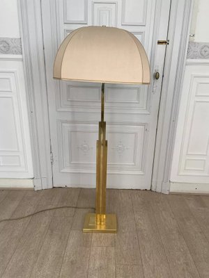 Art Deco Brass Floor Lamp-JG-1761011