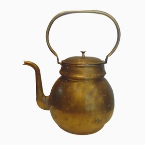 Art Deco Brass Kettle-CAQ-1050347