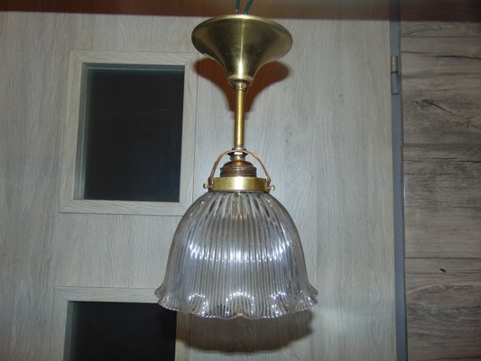 Art Deco Brass Lamp-CAQ-1131141