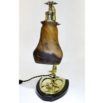 Art Deco Brass Table Lamp, 1910s-VDW-961511