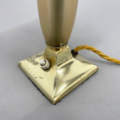 Art Deco Brass Table Lamp, 1930s-TZ-1350681