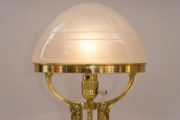 Art Deco Brass Table Lamp, Vienna, 1920s-SPD-1705209