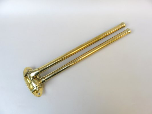 Art Deco Brass Towel Holder-EY-1177383