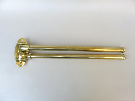 Art Deco Brass Towel Holder-EY-1177383