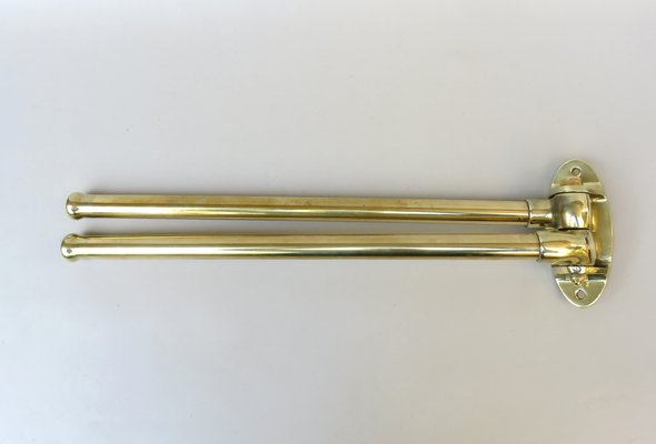 Art Deco Brass Towel Holder-EY-1177383