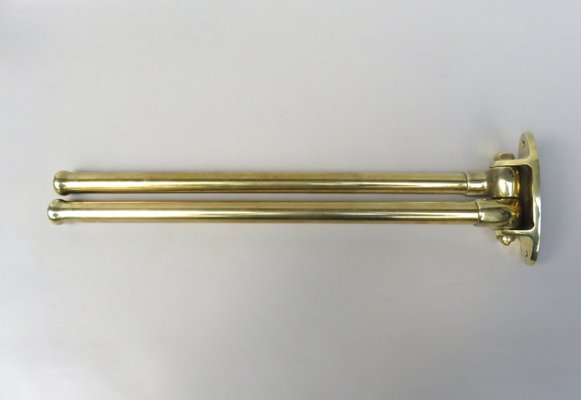 Art Deco Brass Towel Holder-EY-1177383