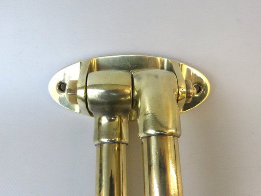 Art Deco Brass Towel Holder-EY-1177383