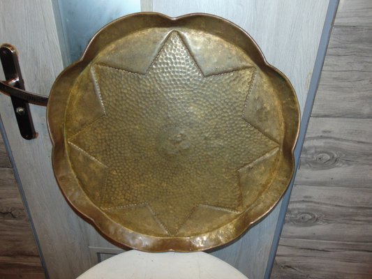 Art Deco Brass Tray-CAQ-1239139