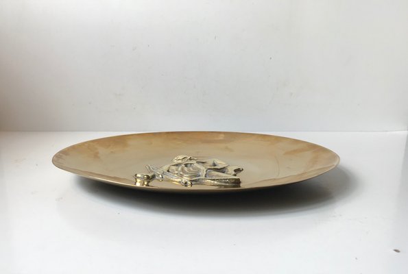 Art Deco Bronze Bowl by N. Dam Ravn for Nordisk Malm, 1930s-LCR-583616