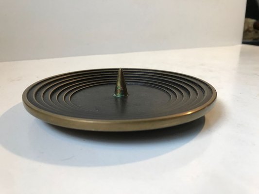 Art Deco Bronze Church Candleholder, 1930s-LCR-858864