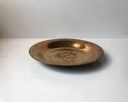 Art Deco Bronze Dish from Ægte Ildfast, 1930s-LCR-583615