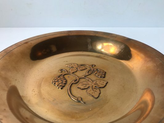 Art Deco Bronze Dish from Ægte Ildfast, 1930s-LCR-583615