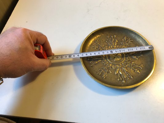 Art Deco Bronze Dish with Four Clover, 1930s-LCR-807627