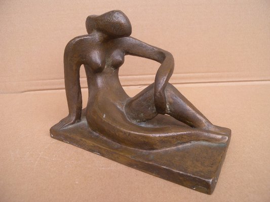 Art Deco Bronze Figure Sculpture by Joel & Jan Martel, 1930s-FEO-1786931