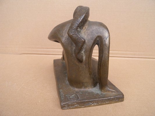 Art Deco Bronze Figure Sculpture by Joel & Jan Martel, 1930s-FEO-1786931