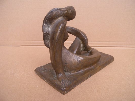 Art Deco Bronze Figure Sculpture by Joel & Jan Martel, 1930s-FEO-1786931