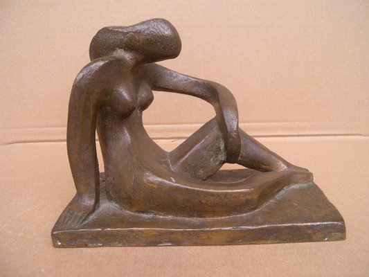 Art Deco Bronze Figure Sculpture by Joel & Jan Martel, 1930s-FEO-1786931