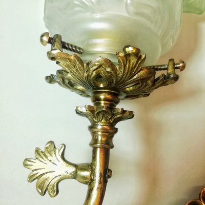 Art Deco Bronze Sconce, 1930s-RGF-787661