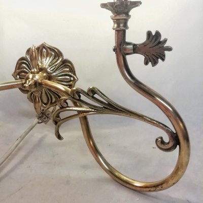 Art Deco Bronze Sconce, 1930s-RGF-787661