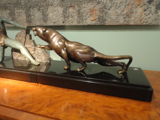 Art Deco Bronze Sculpture by Brault, 1920s-VIB-694781