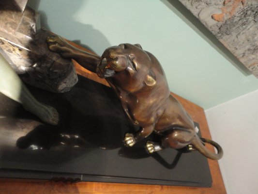 Art Deco Bronze Sculpture by Brault, 1920s-VIB-694781