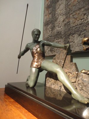 Art Deco Bronze Sculpture by Brault, 1920s-VIB-694781