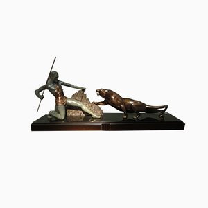 Art Deco Bronze Sculpture by Brault, 1920s-VIB-694781