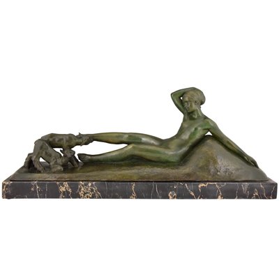 Art Deco Bronze Sculpture by Georges Gori for La Pointe Editeur, 1930s-KTN-584182