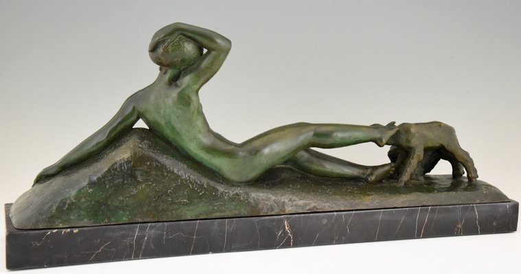 Art Deco Bronze Sculpture by Georges Gori for La Pointe Editeur, 1930s-KTN-584182