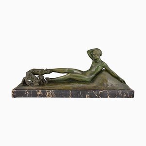 Art Deco Bronze Sculpture by Georges Gori for La Pointe Editeur, 1930s-KTN-584182