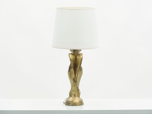 Art Deco Bronze Table Lamp, 1920s-YJA-1299910