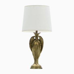 Art Deco Bronze Table Lamp, 1920s-YJA-1299910